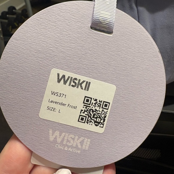 WISKII OFF-KILTER MOCK BRA- $78 Retail- Lavender Frost - Picture 3 of 5